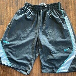 Lebron basketball short babyblue/darkgray